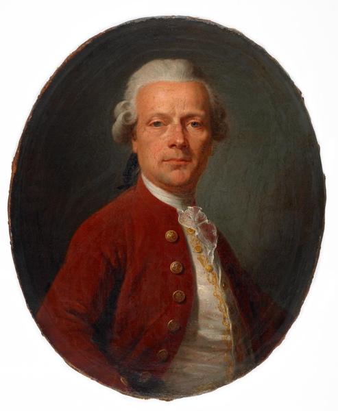 Portrait de l'architecte Claude-Joseph-Alexandre Bertrand, Johann Melchior Wyrsch, 1779