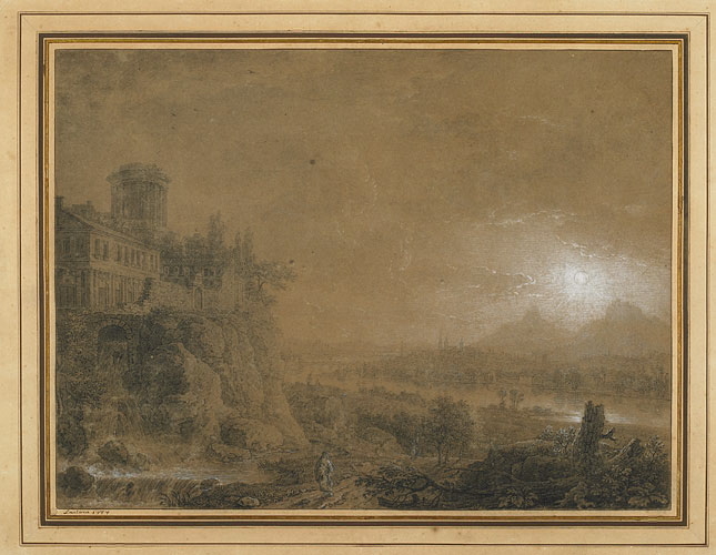Paysage décoratif, Simon-Mathurin Lantara, 1777