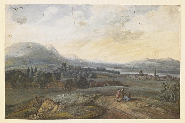 Paysage montagneux, Simon-Mathurin Lantara, 18e siècle