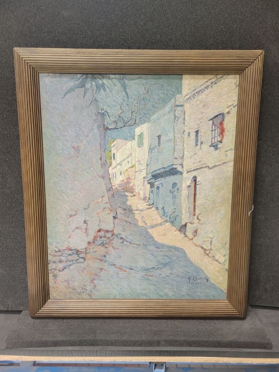 Une rue à Alger, Jean-Adolphe Chudant, 19e siècle, 20e siècle