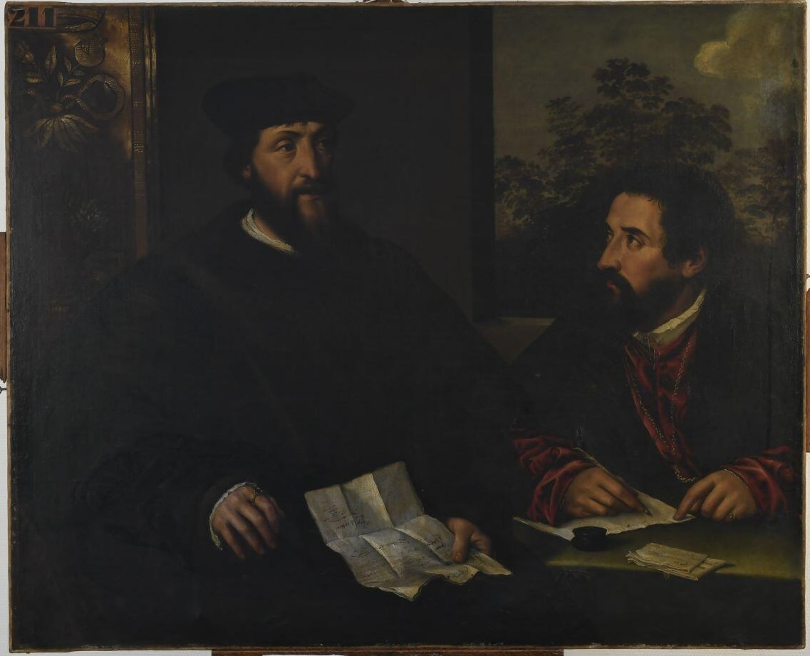 Georges d'Armagnac, évêque de Rhodes, avec Guillaume Philandrier_0