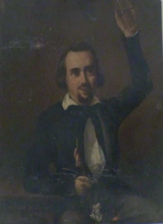 Portrait d'un fumeur, Albert Anker, 19e siècle