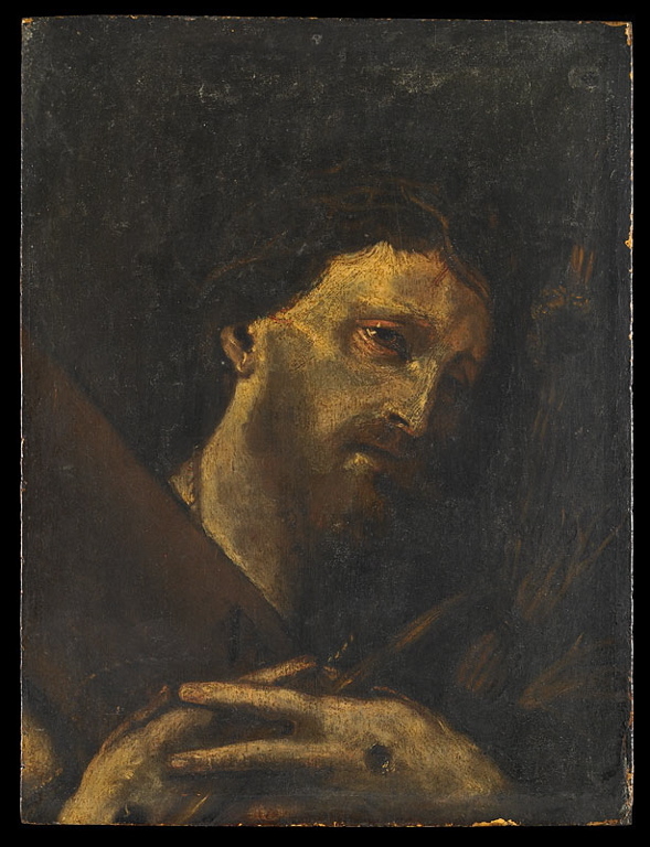 Christ portant la Croix, Giovanni Battista Crespi, 17e siècle