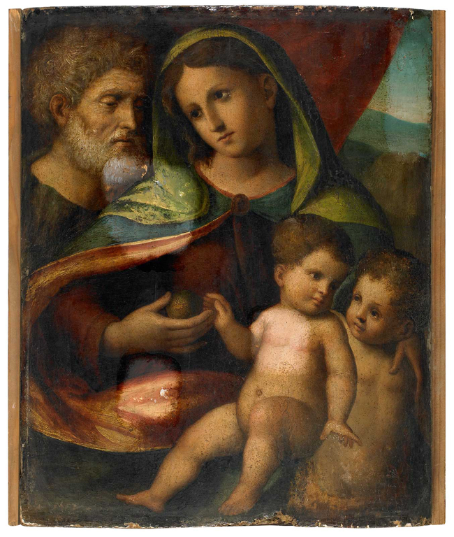 Sainte Famille avec saint Jean-Baptiste, Girolamo Marchesi, 1520 vers