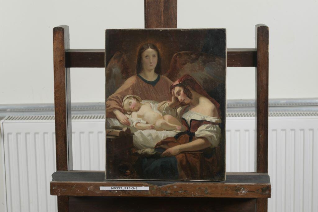 L'Ange gardien, Édouard Baille, 1ère moitié 19e siècle