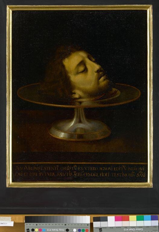 Tête de saint Jean-Baptiste, Andrea Solario, 16e siècle