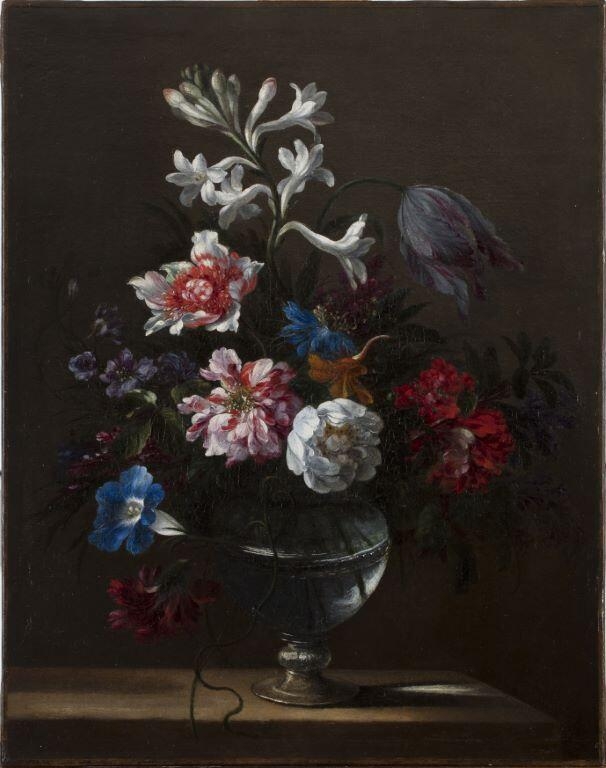Vase de fleurs, Nicolas Baudesson, 17e siècle, 18e siècle