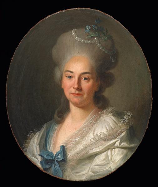 Portrait de l'épouse de Claude Joseph Alexandre Bertrand, Johann Melchior Wyrsch, 2e moitié 18e siècle