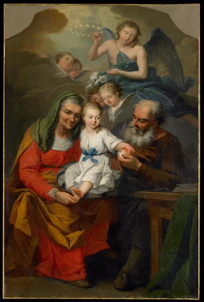 L'enfance de la Vierge, Johann Melchior Wyrsch, 1770