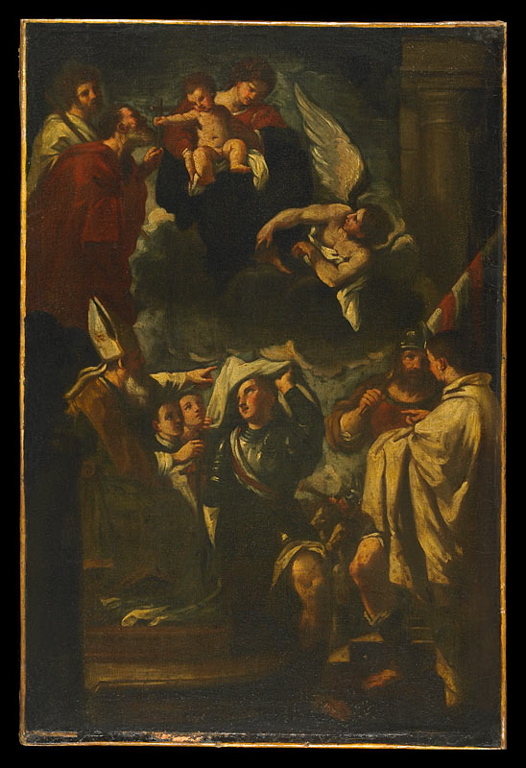 L'Evêque saint Félix remet l'habit monastique à saint Guillaume, Le Guerchin, 17e siècle, 18e siècle