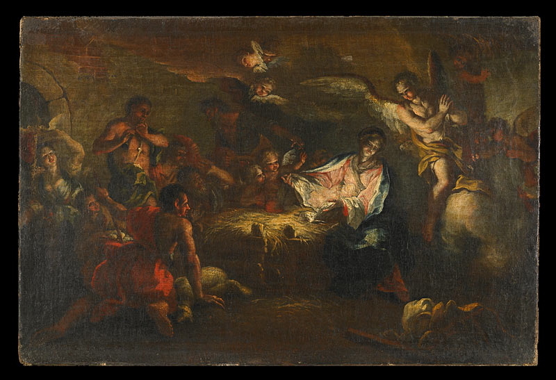 L'Adoration des bergers, Antonio Balestra, 17e siècle