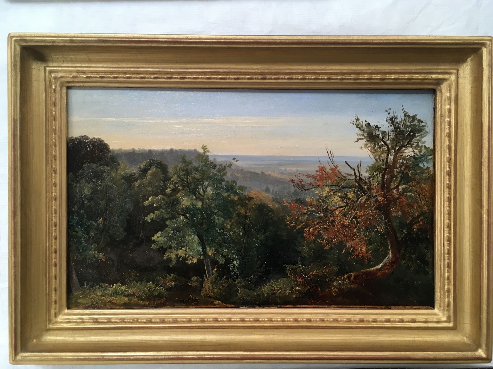 Paysage, vallée, arbres, Augustin Enfantin, 1er quart 19e siècle