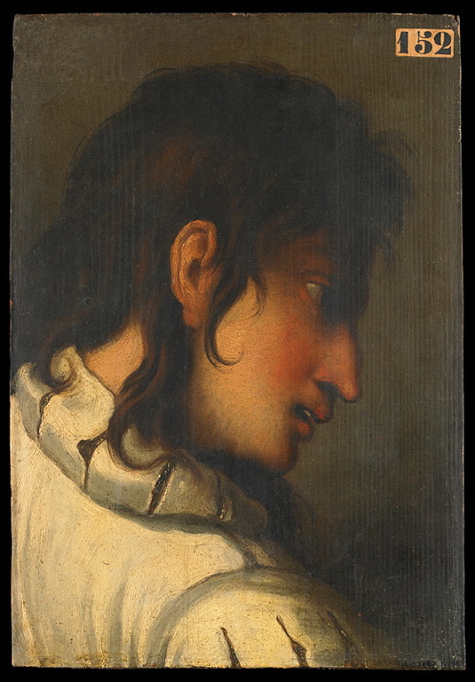 Profil de jeune homme, Pietro Della Vecchia, 17e siècle