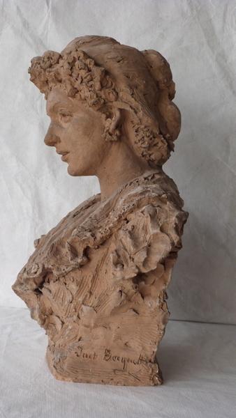 Buste de femme, Just Becquet, 19e siècle