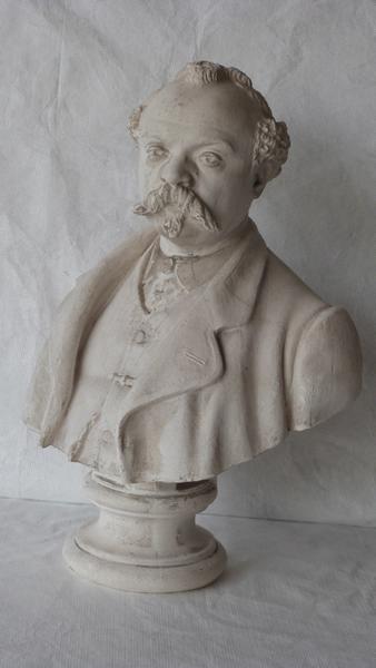 Buste d'homme, Just Becquet, 19e siècle
