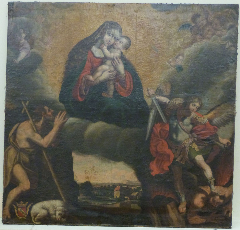 Vierge à l'Enfant avec saint Jean-Baptiste et saint Michel, 17e siècle