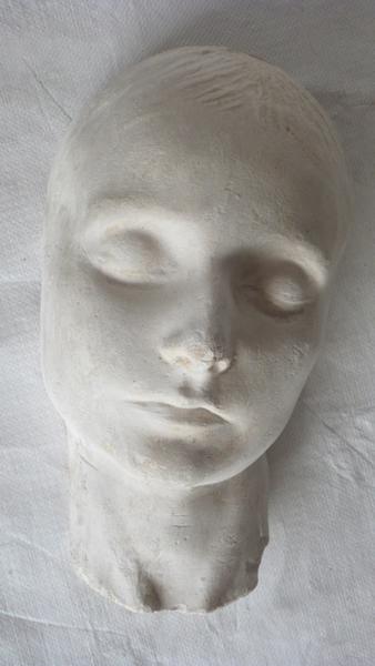 Masque mortuaire d'Eugénie Delacroix, Alphonse Voisin-Delacroix, 1884