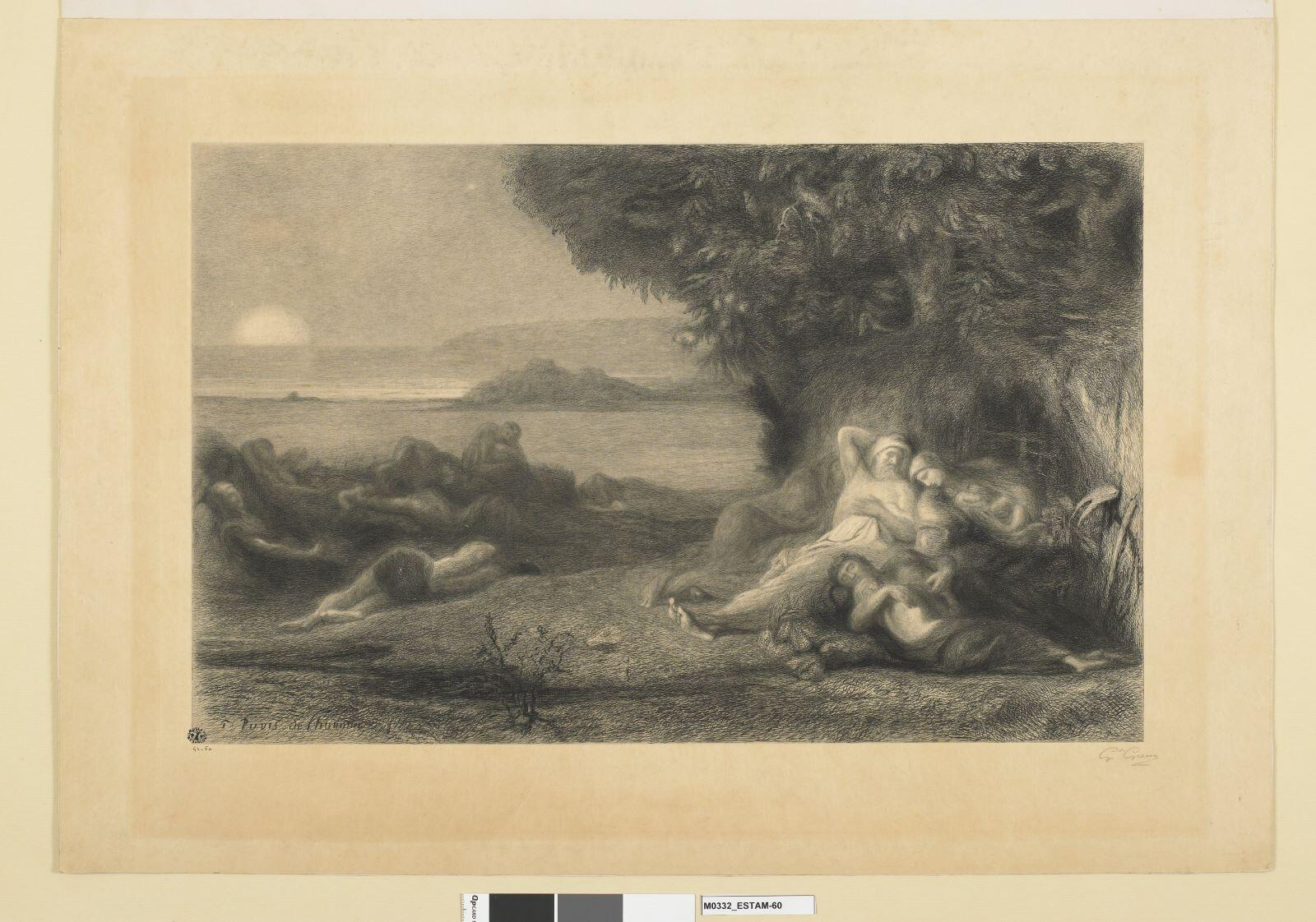 Le Sommeil, Gustave Marie Greux, 19e siècle