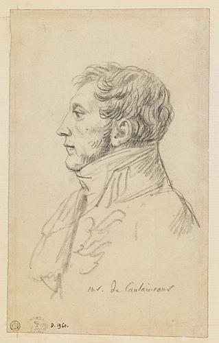 Le marquis de Caulaincourt, vu en buste, de profil à gauche_0