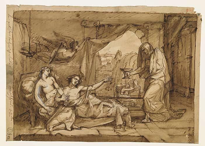 La perte du bonheur est suivie du désespoir, Philippe Auguste Hennequin, 1795 vers