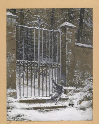 Petit Paul : illustration pour la légende des siècles, Louis Hippolyte Mouchot, 19e siècle