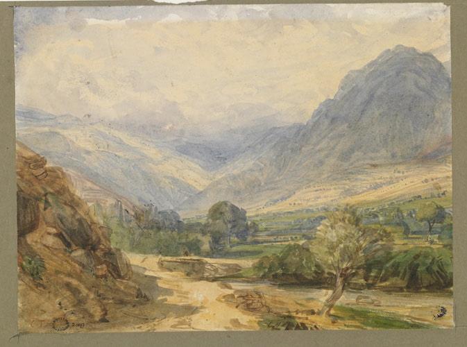 Paysage de montagne, Constant Troyon, 19e siècle