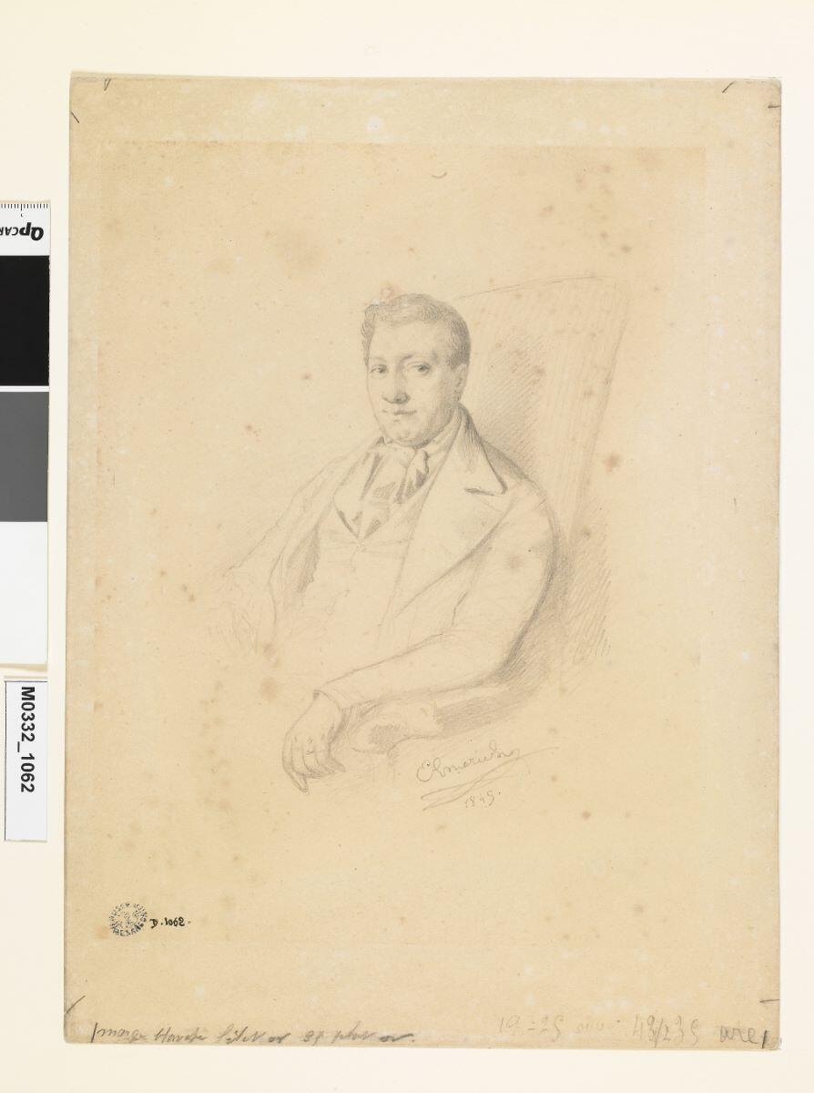 Portrait d'Albert Callet, Charles Édouard Elmerich, 1849