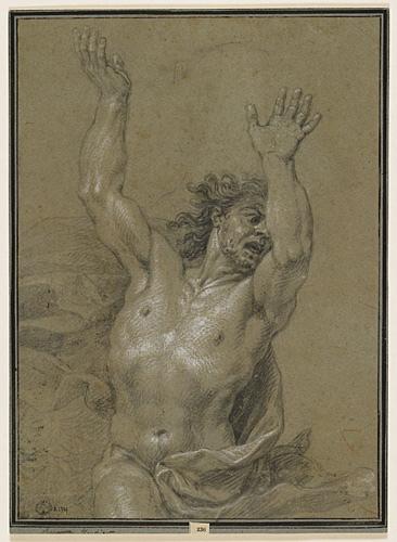 Etude pour une figure d'homme, Николя де Платтемонтань