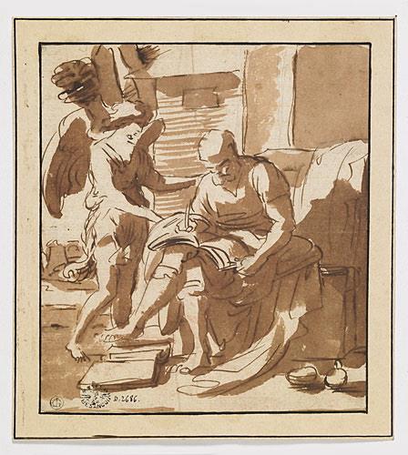 Saint Matthieu et l'ange, Jean Lemaire, 17e siècle