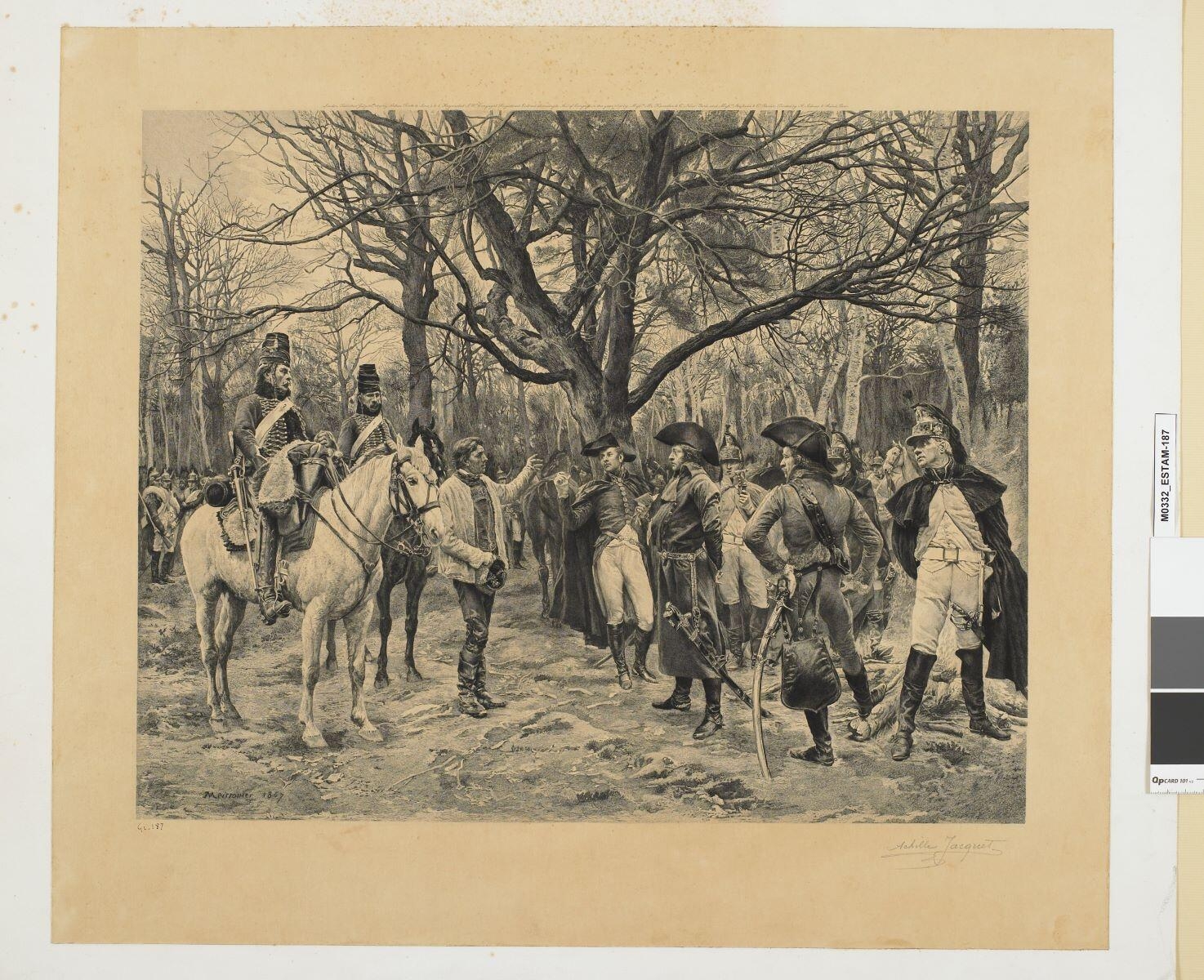 Les renseignements, Achille Jacquet, 19e siècle