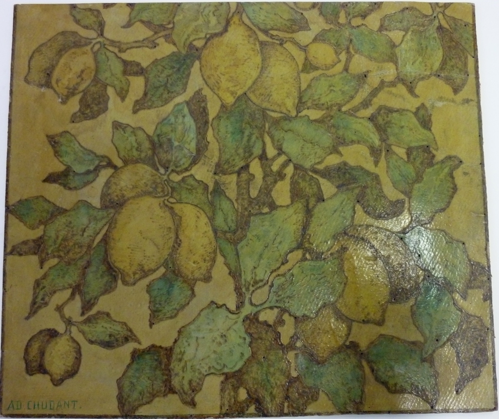 Etude de citrons, Jean-Adolphe Chudant, 1880 entre,1929