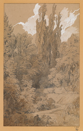 Paysage, Édouard Baille, 19e siècle
