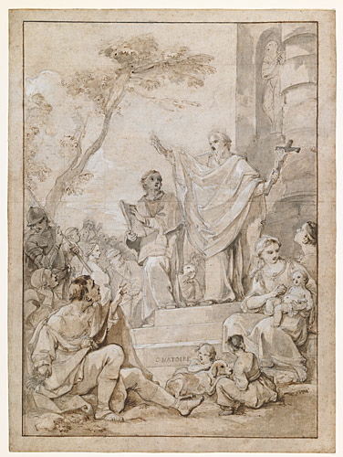 La Prédication de saint Ferréol et de saint Ferjeux, Charles Natoire, 1754 vers