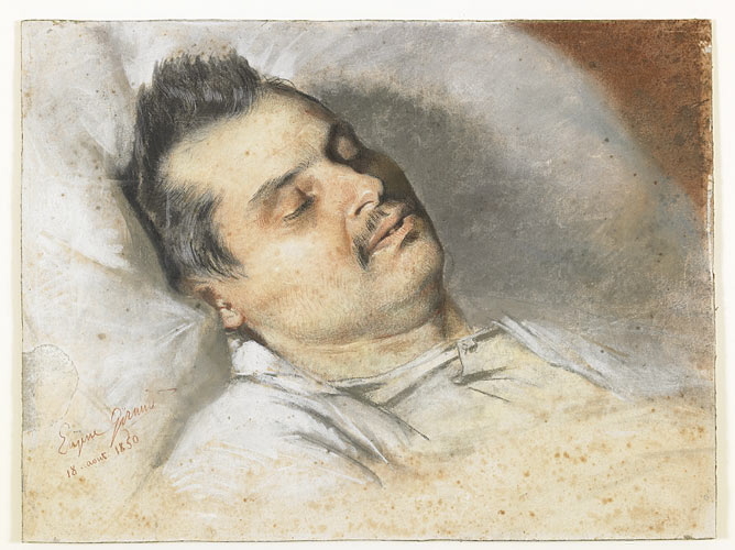 Balzac sur son lit de mort_0