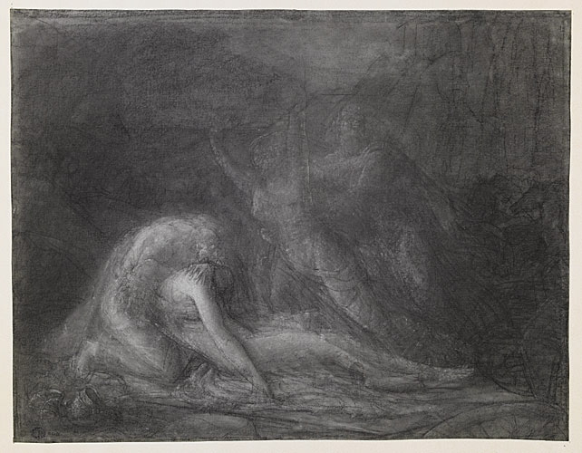 Lamentation d'Andromaque sur le corps d'Hector, Pierre-Narcisse Guérin, 1er quart 19e siècle