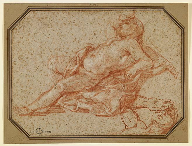 Etude d'enfant dormant, Joseph François Parrocel, 1740 après