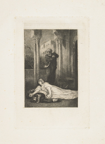 Dernière scène d'Hernani, François-Nicolas Chifflart, 19e siècle