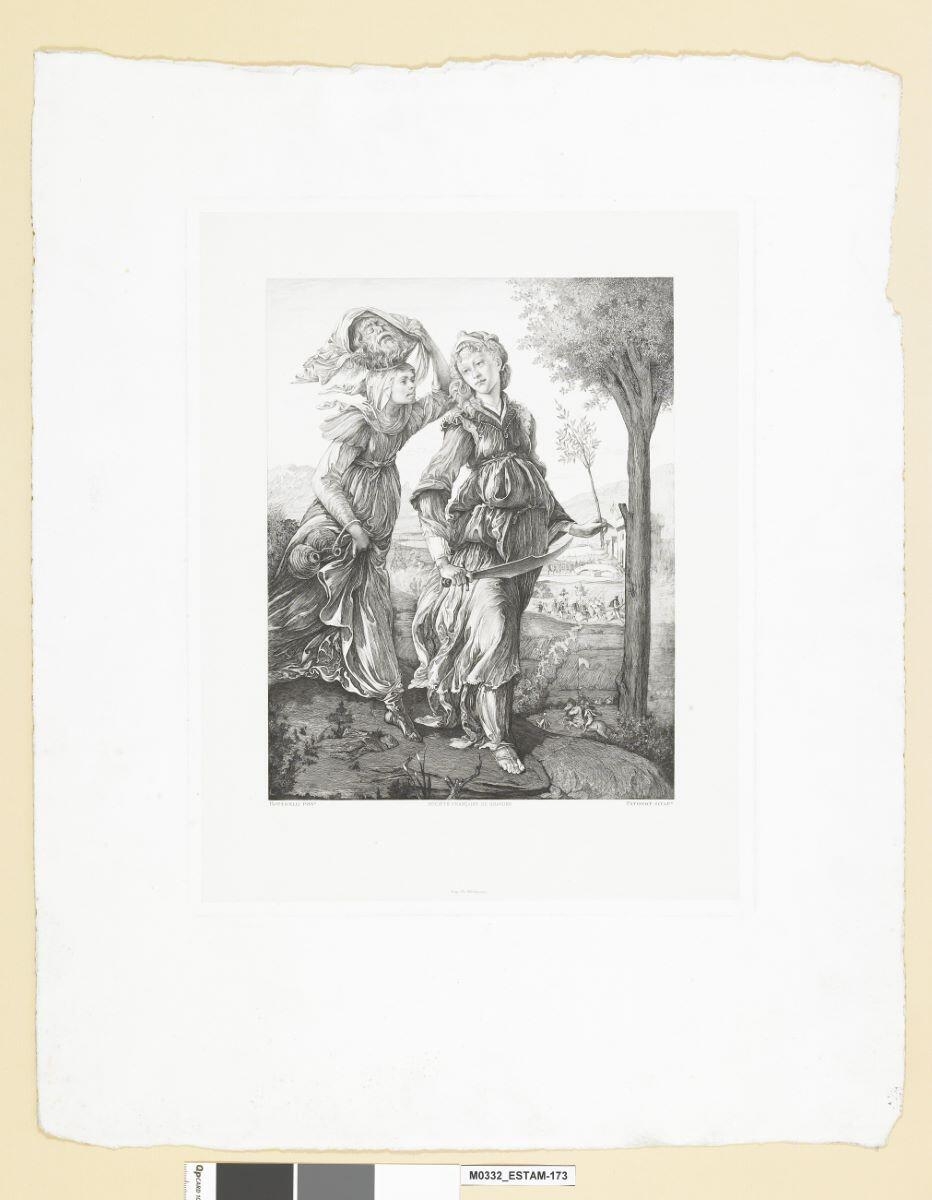 Le retour de Judith à Béthulie, Jean Patricot, 19e siècle