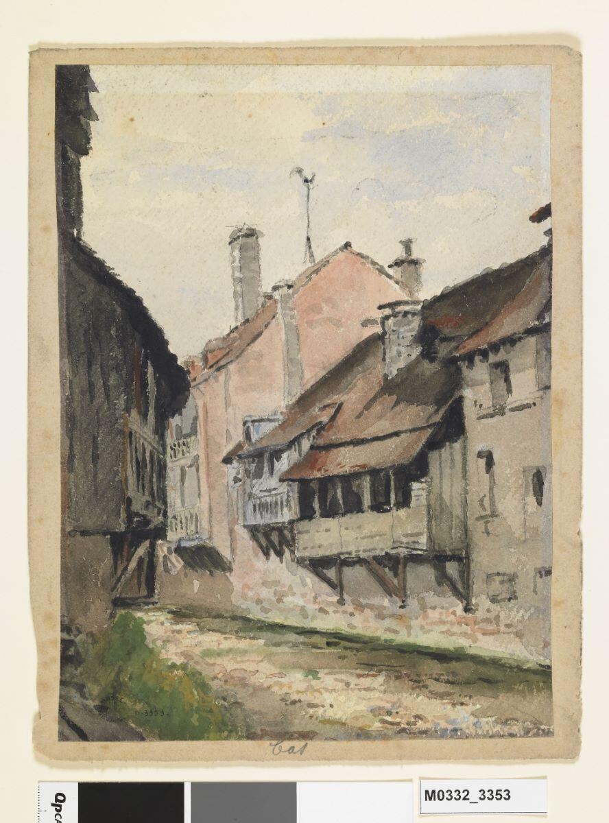 Maisons en encorbellement, Max Claudet, 2e moitié 19e siècle