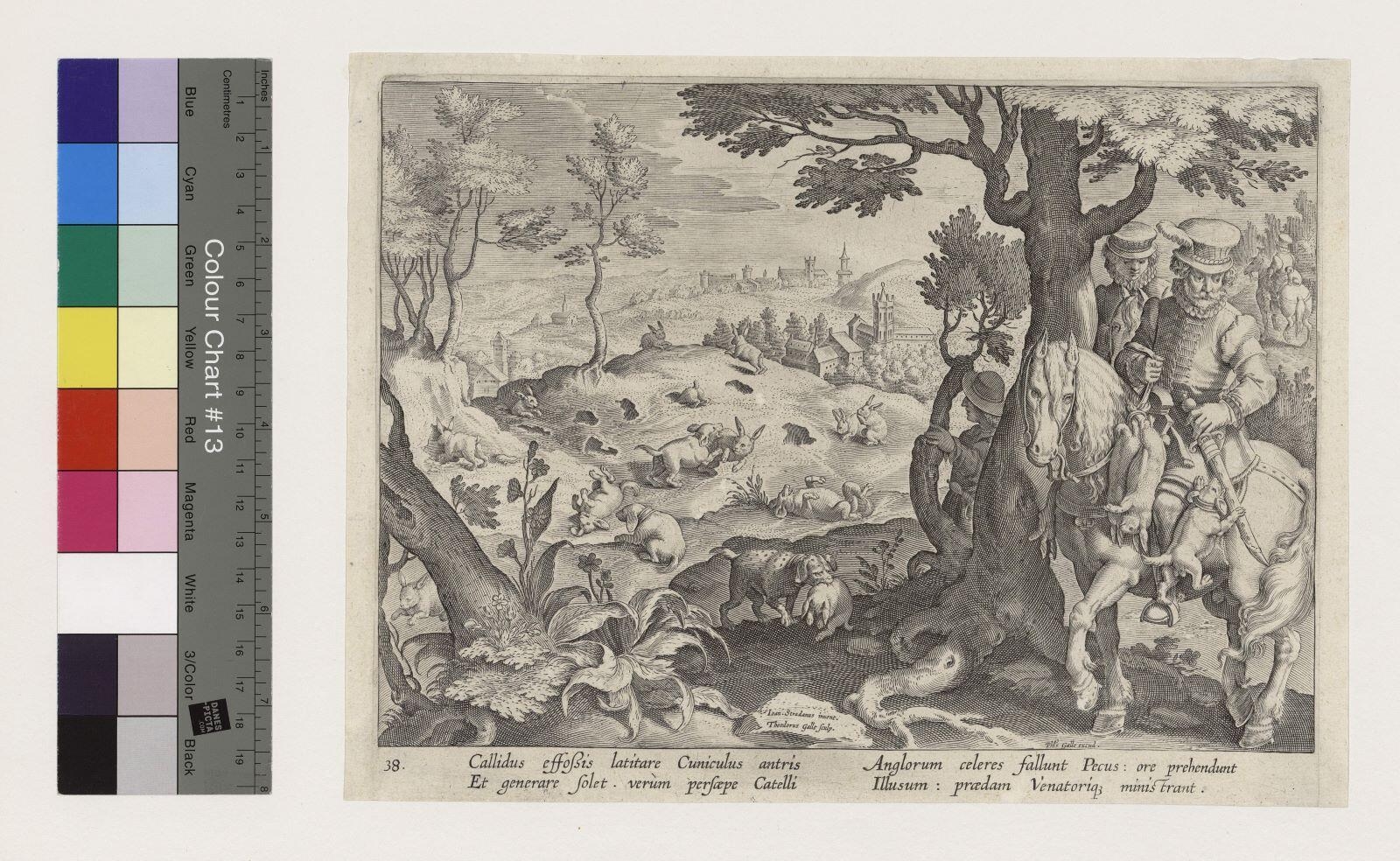 Le Roi d'Angleterre chassant des lapins_0