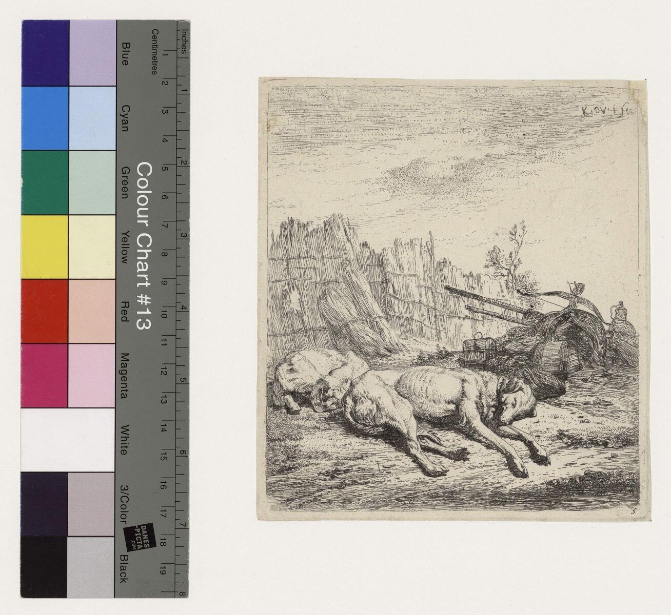 Les Chiens de chasse, Karel Dujardin, 1650 vers