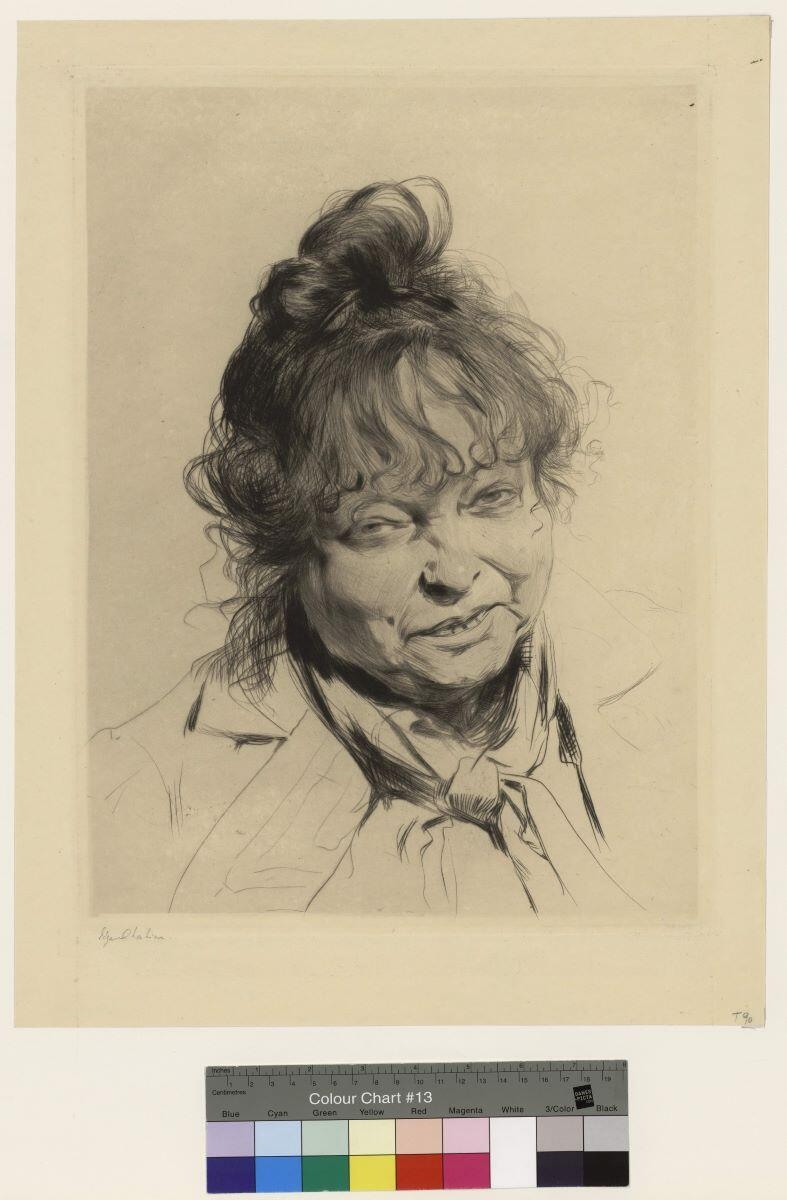 Louise France (tête), Edgar Chahine, 1902