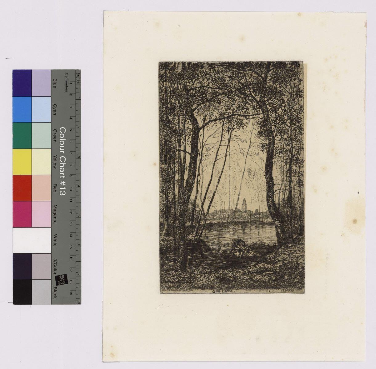 Sur l'eau, Xavier de Dananche, 1862