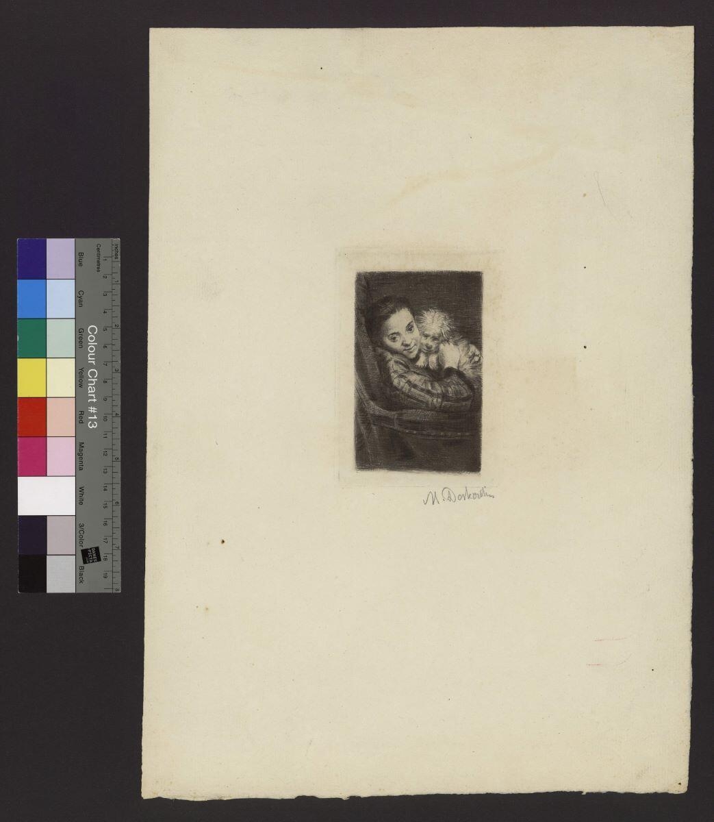 Femme au toutou, Marcellin Desboutin, 1878 vers