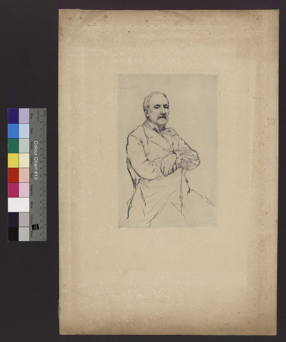 Emile Héluis, bibliophile et collectionneur, Marcellin Desboutin, 1878