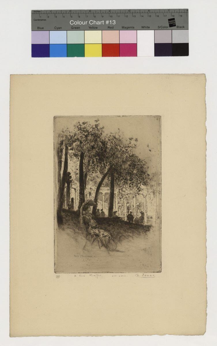 La Naumachie du parc Monceau, Charles Jouas, 1908