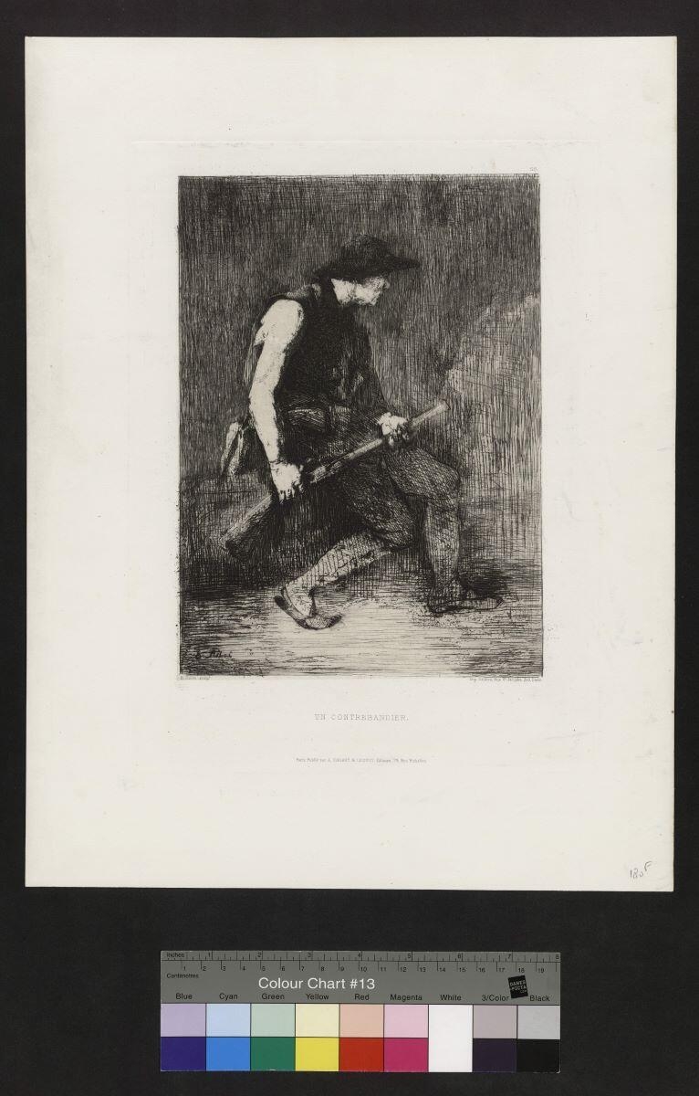 Un contrebandier, Théodule Ribot, 1863
