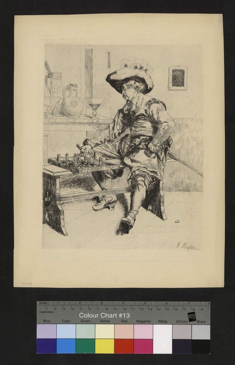 Le Joueur d'échecs, Ferdinand Roybet, 1875