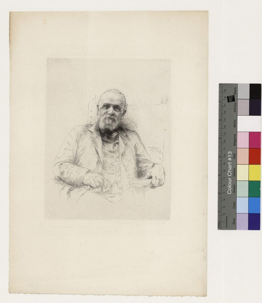 Portrait de Jules Guiffrey, Charles Albert Waltner, 1922