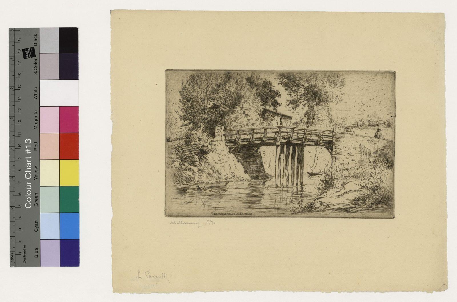 La Passerelle à Lambert, Louis Willaume, 1900-1949